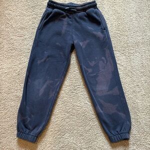 Cat & Jack Boys Small Sweatpants Blue Tie Dye Pull On Joggers Tie Waistband